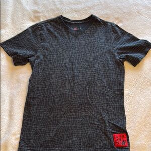 Jordan Black Short Sleeve Tee with Textured Knit